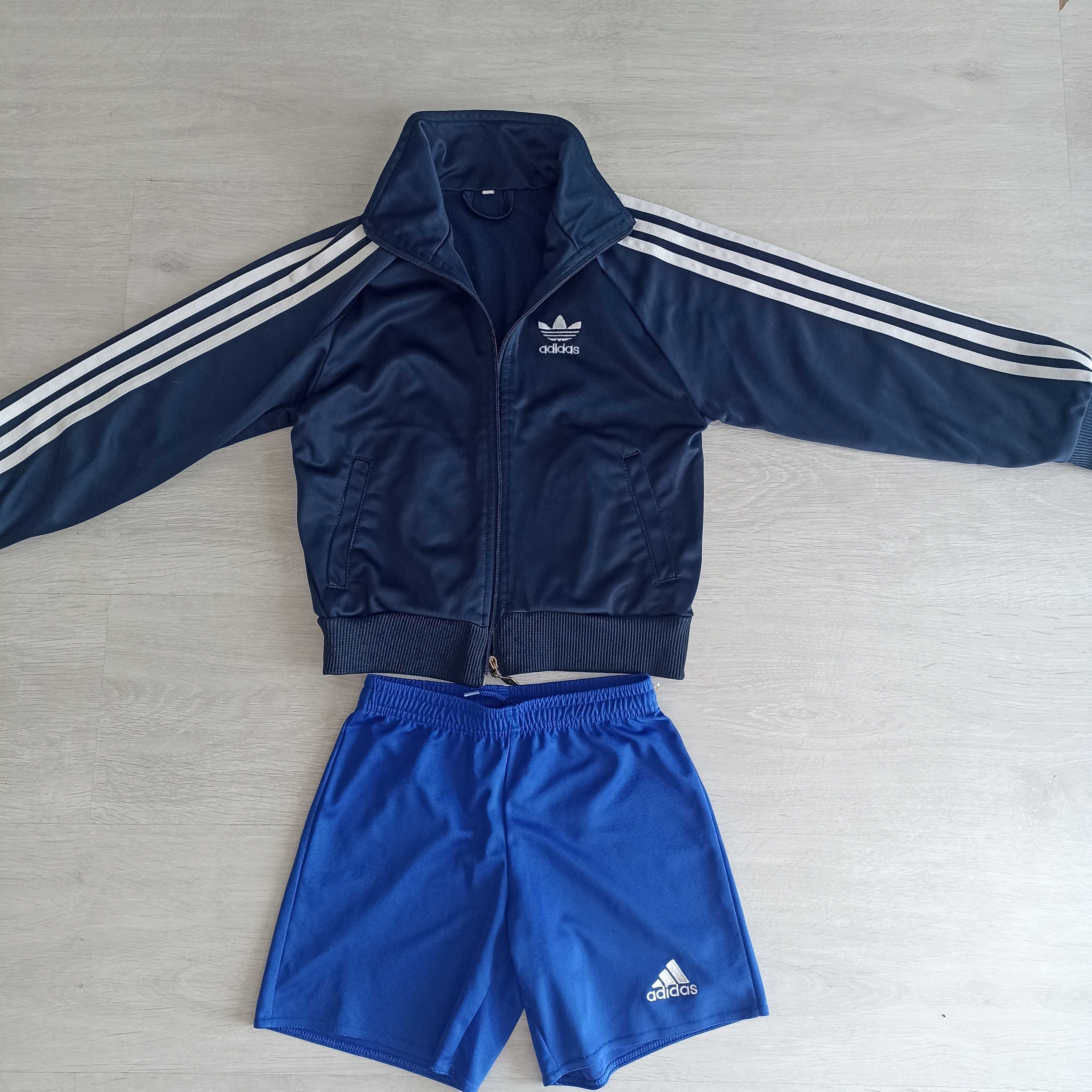 Zestaw Adidas spodenki i bluza 128