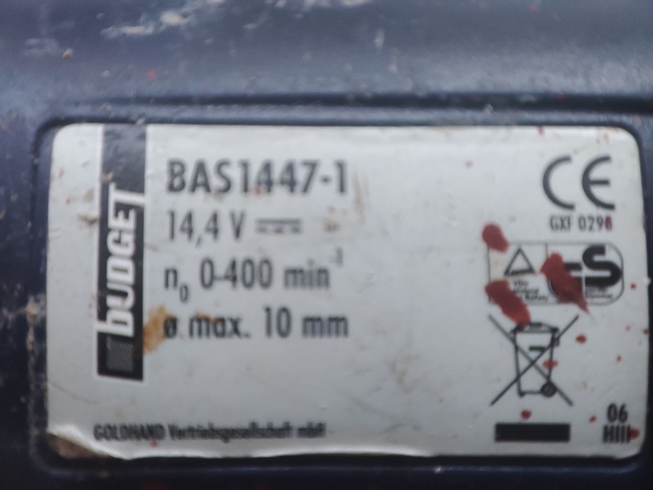 Wkrętarka akumulatorowa 14.4V + ładowarka