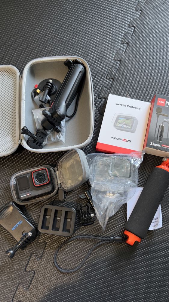 Insta 360 pro with accessory