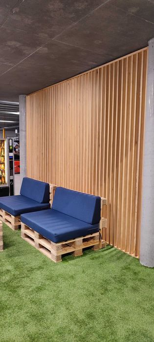 Lamel ażurowy drewniany ścianka LAMELE PRZEPIERZENIE LAMELKI AŻUR