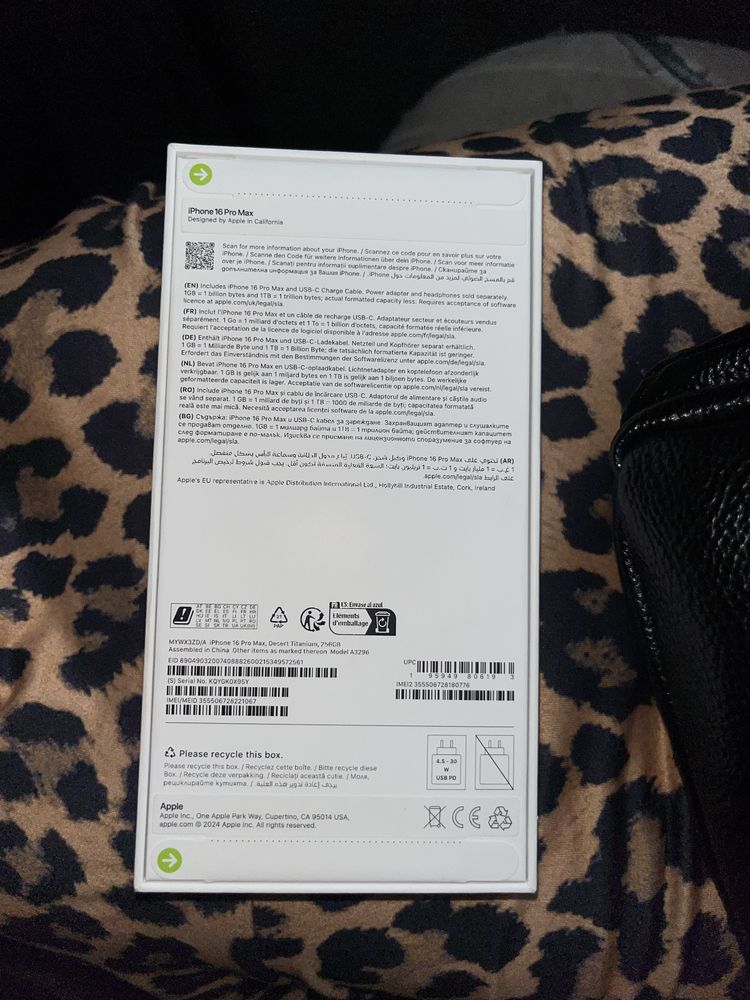Iphone 16 PRO MAX 256 gb