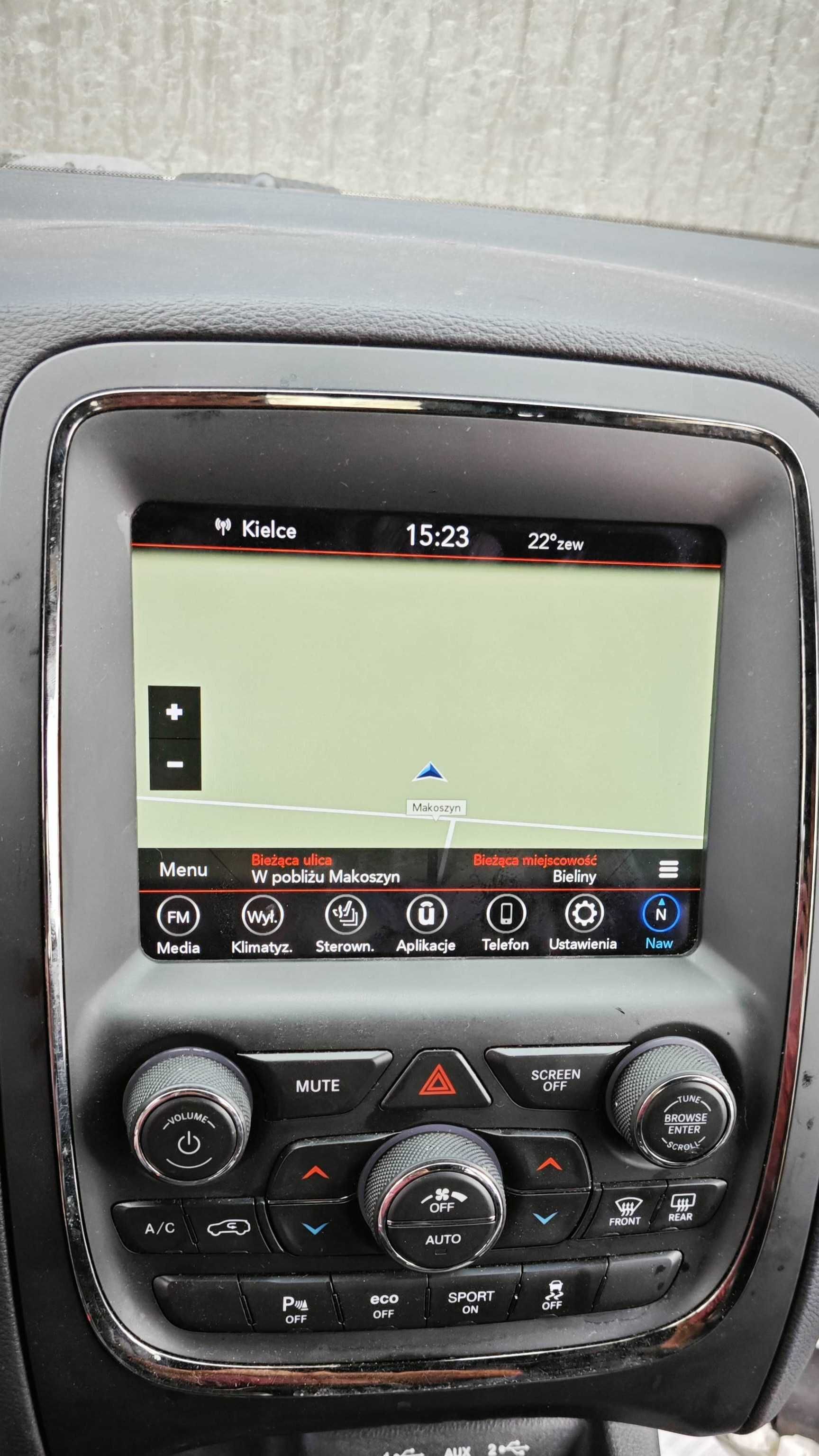 Dodge Durango konwersja lampy USA/EU zmiana
