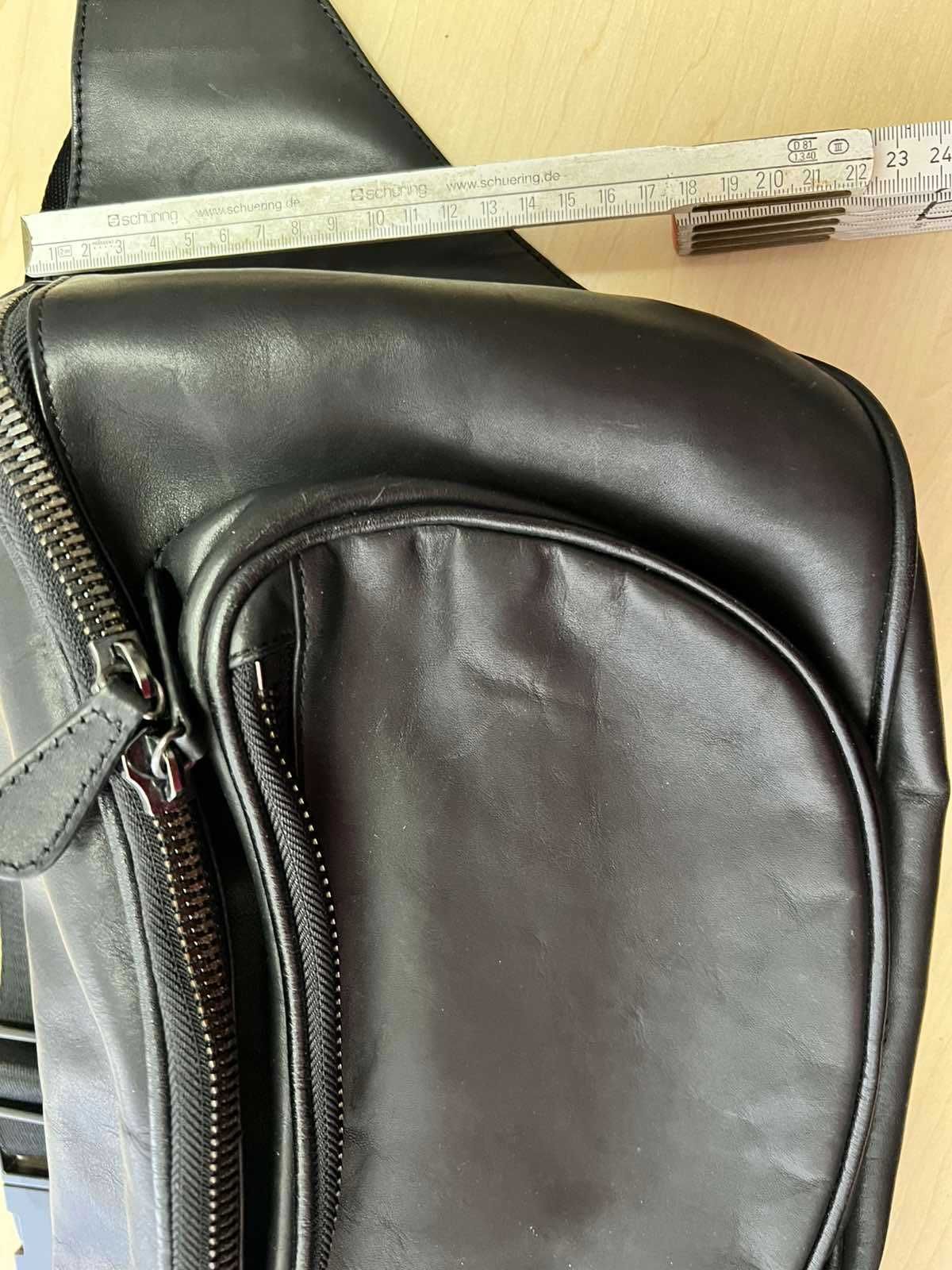 Кожаная сумка рюкзак бананка  Maison Martin Margiela HM