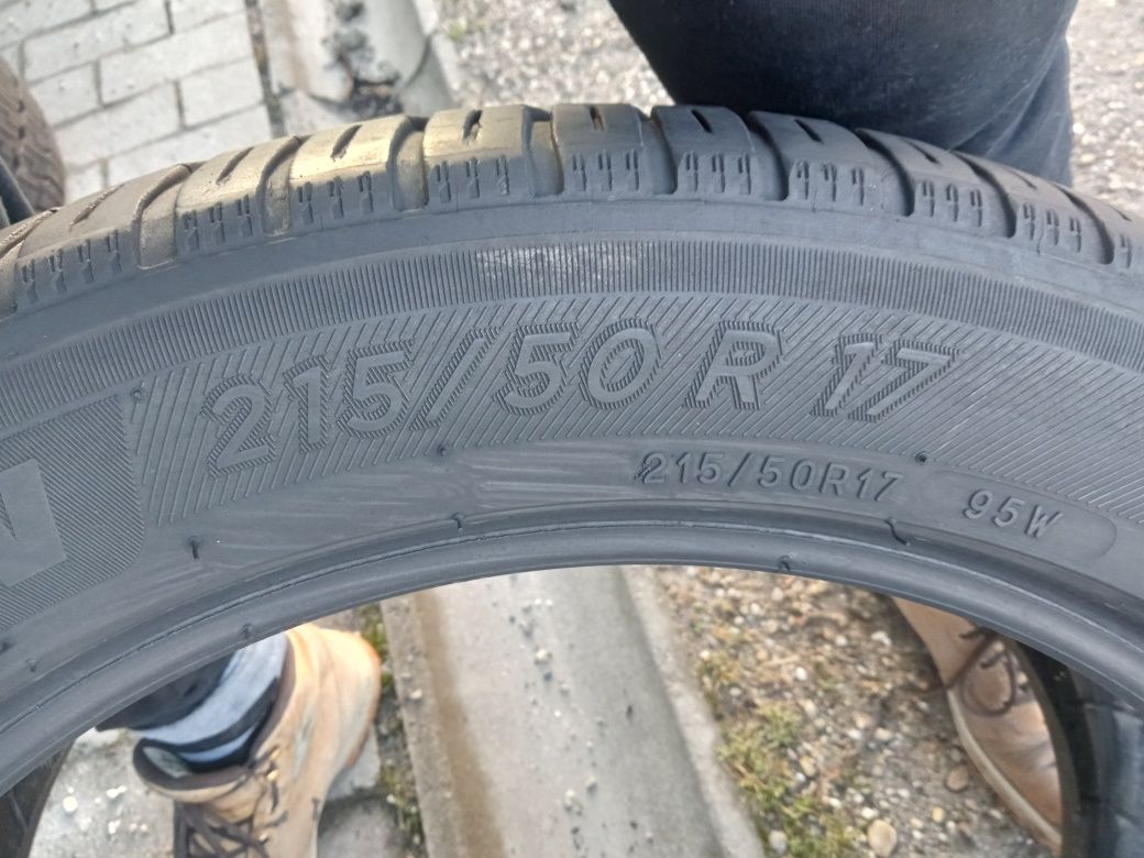 2x Opony Używane Całoroczne 215/50R17 Michelin