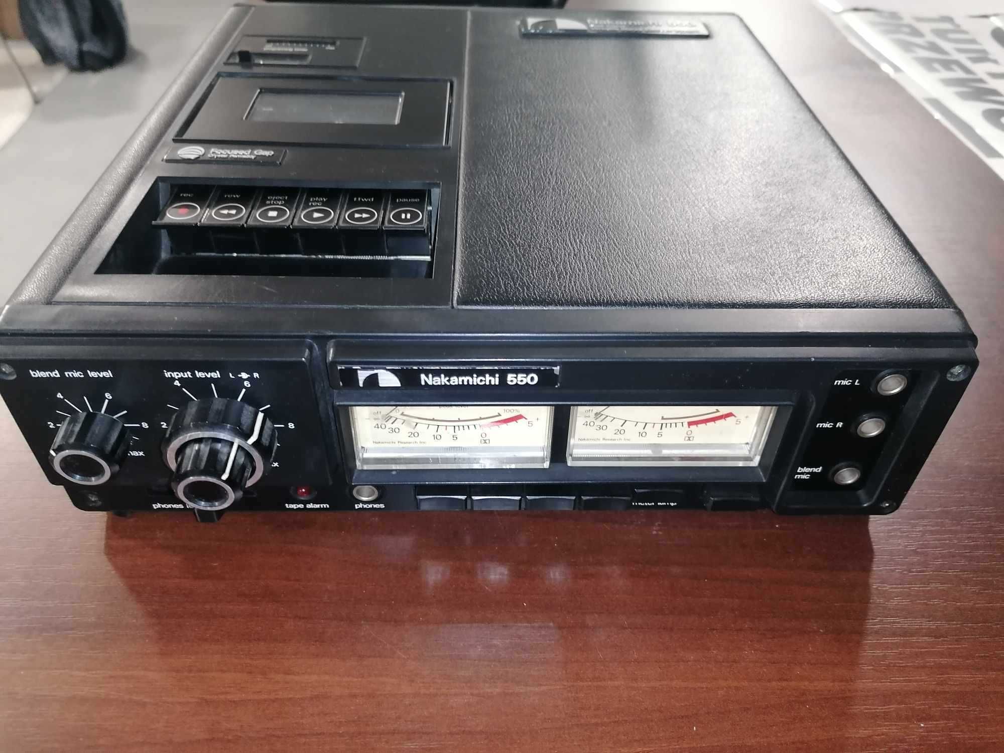 Magnetofon NAKAMICHI 550 + zasilacz