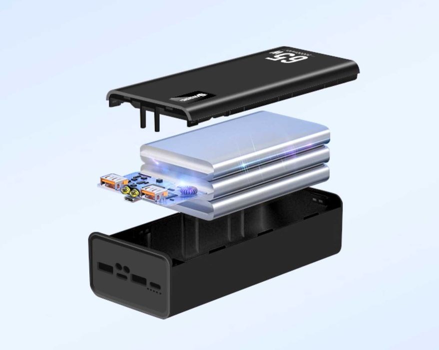 Повербанк PSOO 30 000 mAh потужний для ноутбука 65W