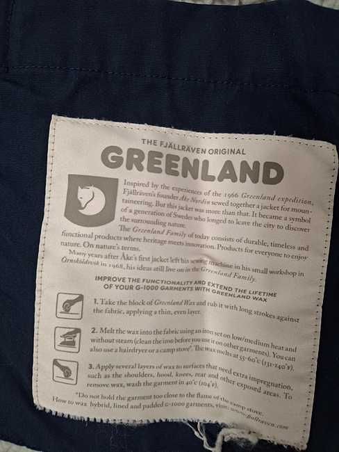 Fjallraven Greenland Winter J G-1000 Kurtka zimowa męska S