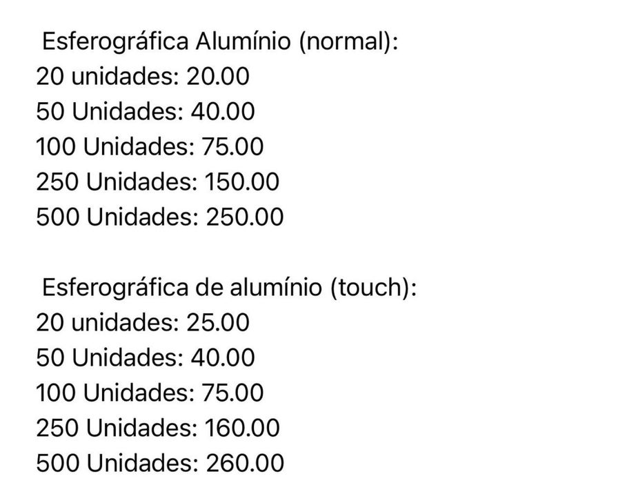 Canetas personalizadas