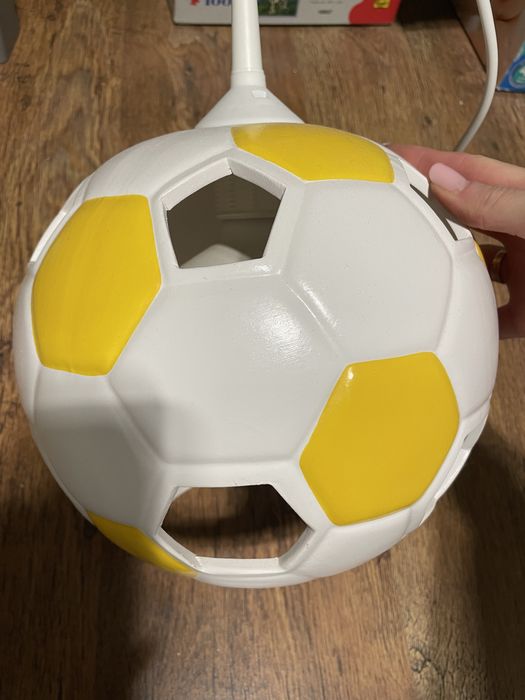 Lampa sufitowa , żyrandol piłka nożna