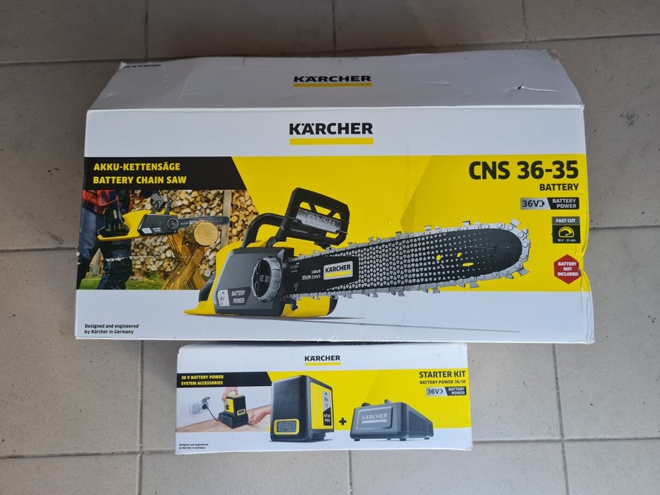 Аккумуляторная цепная пила KARCHER