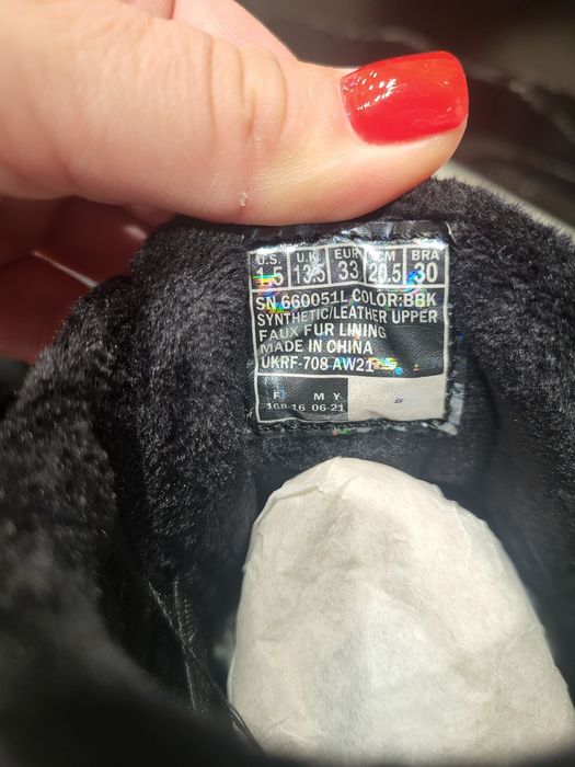 Черевики демі / зимові дитячі для хлопчика skechers  оригінал sn660051