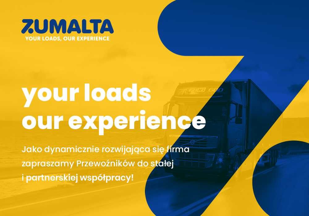 ZUMALTA szuka solidnych przewoźników do stałej współpracy!