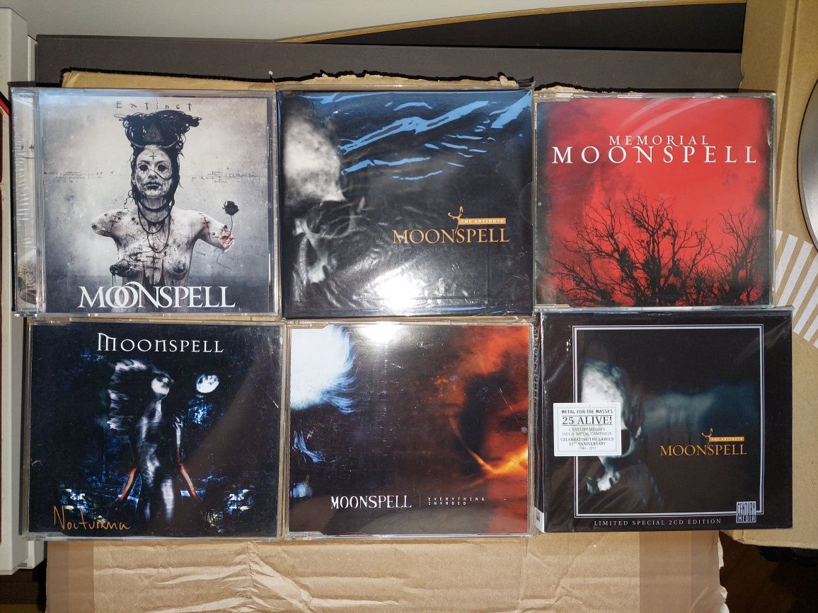 Moonspell colecção cds black metal gothic