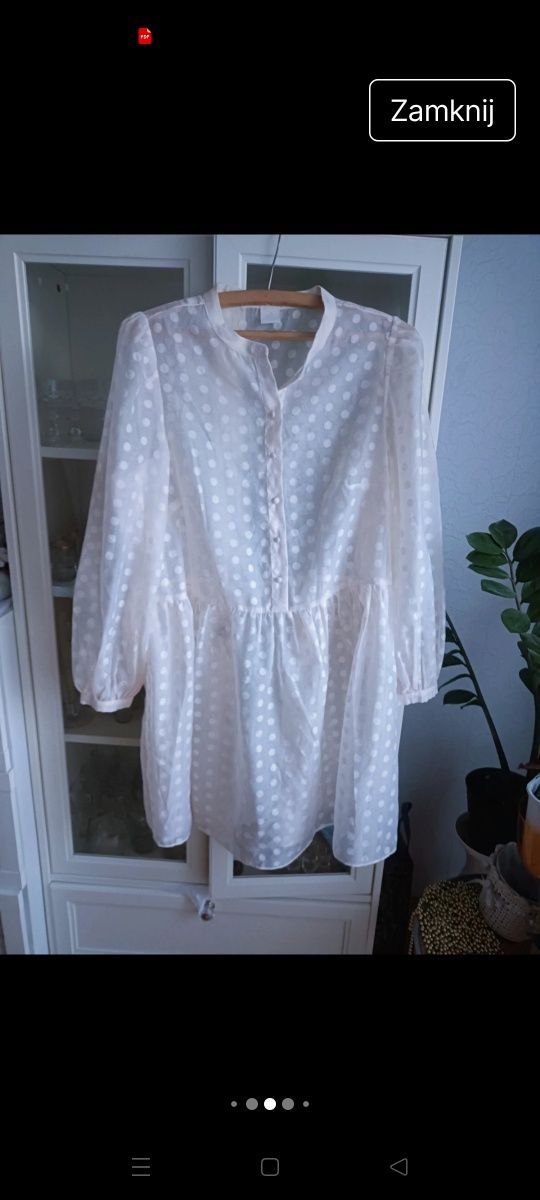 Sukienka szyfonowa H&M roz
