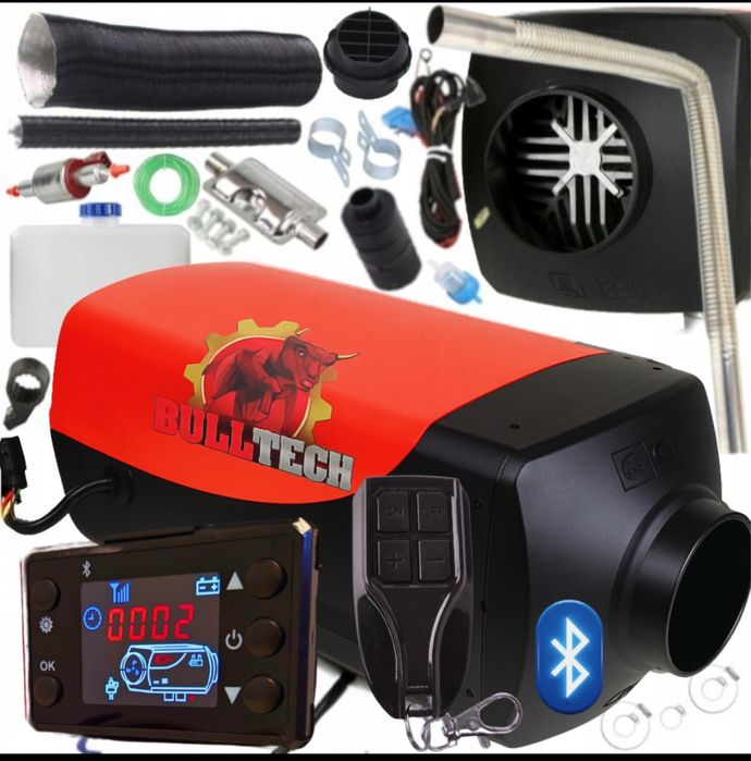 Дизельне вебасто Bulltek 12 кВт Пульт, 12/24V автономка обігрівач