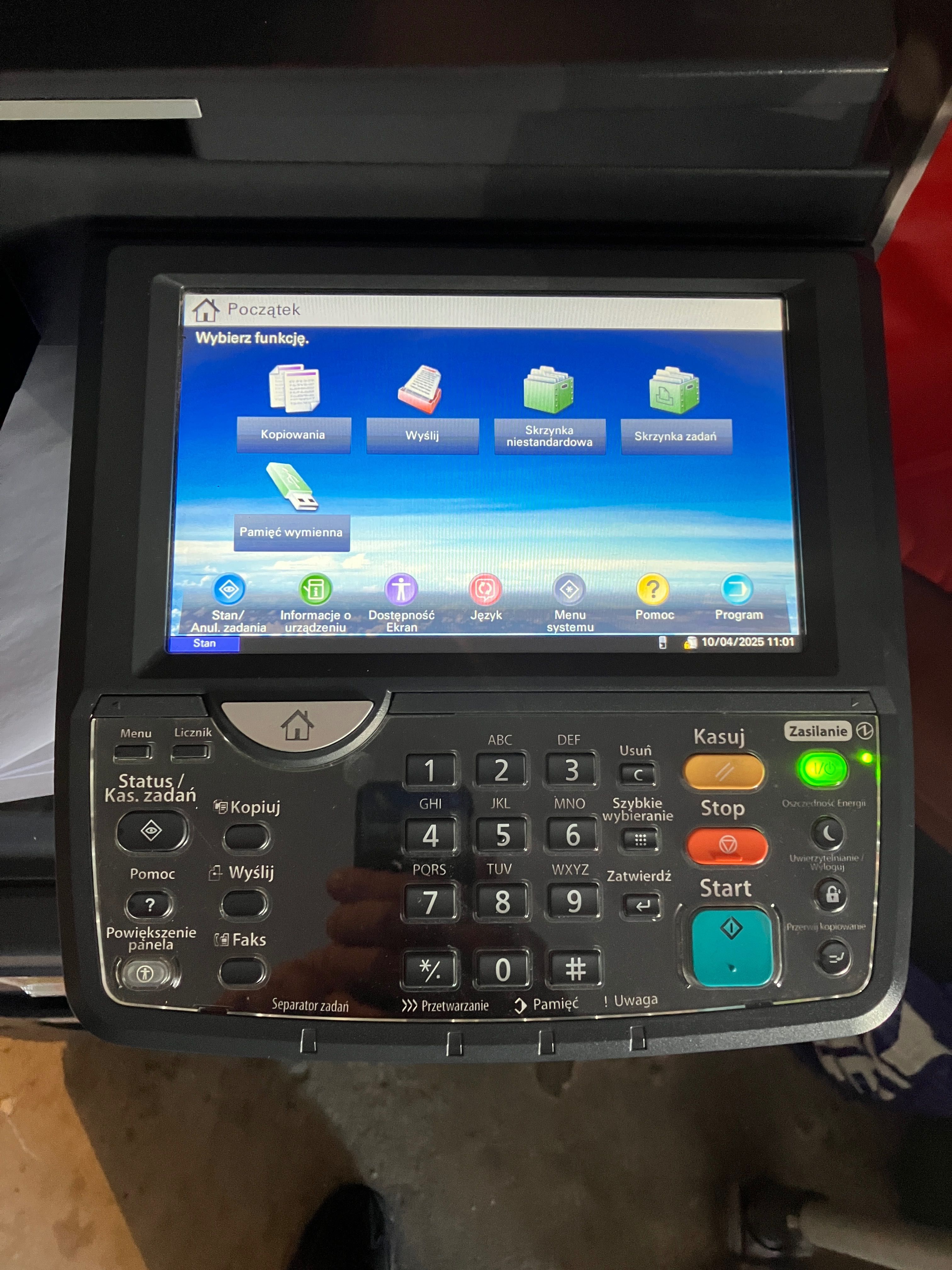 Kopiarka Kyocera TASKalfa 3010i wydruki A3 + finiszer zszywający BDB