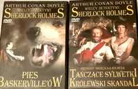 Tańczące Sylwetki Królewski Skandal Pies Baskervilleów DVD Holmes