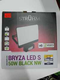 Naświetlacz SMD LED z czujnikiem ruchu STRUHM Bryza LED S 50W black NW