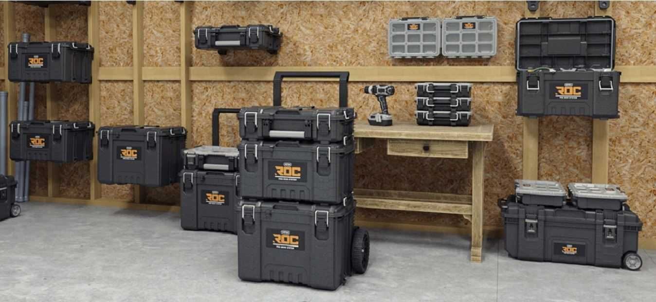 Набір ящиків Keter roc pro gear system 2.0