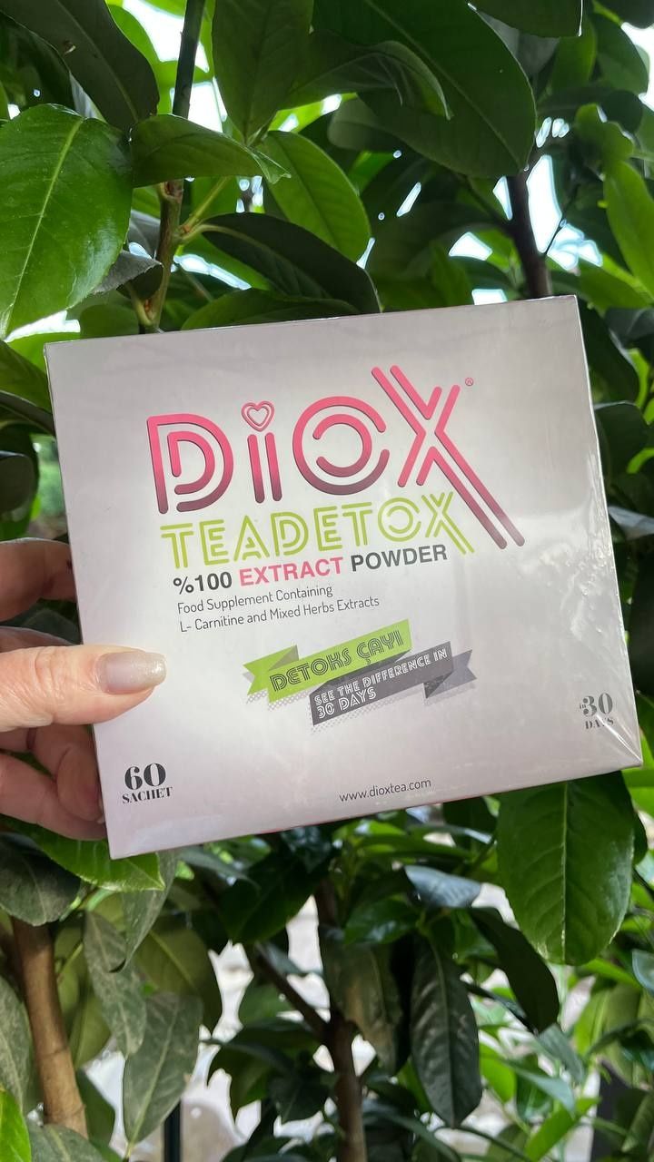 Detox Diox чай ( порошок ) для безпечного схуднення .