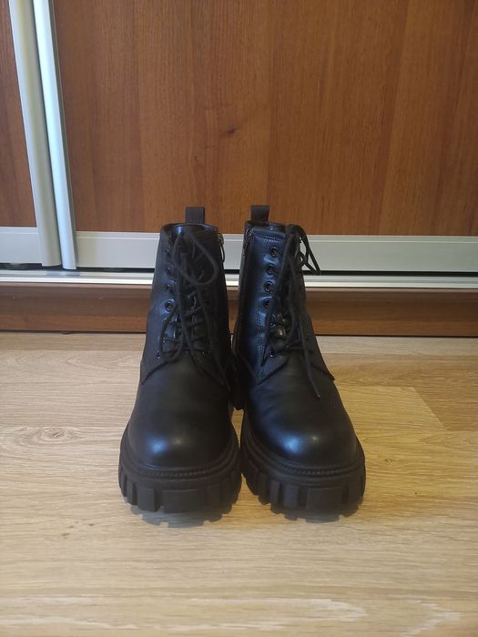 Зимове шкіряні черевики