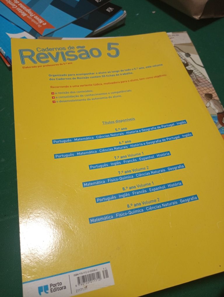 Livro de apoio escolar 5 ano