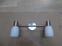 lampa, kinkiet 2 x E14, szklane klosze, niemieckiej firmy WOFI