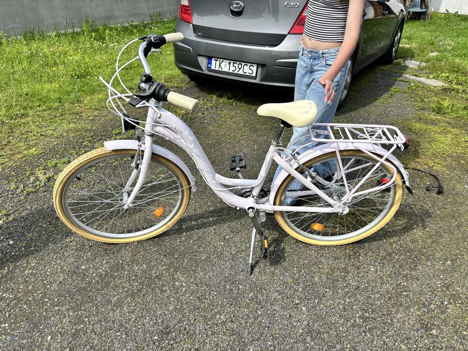 Rower miejski dla dziewczynki