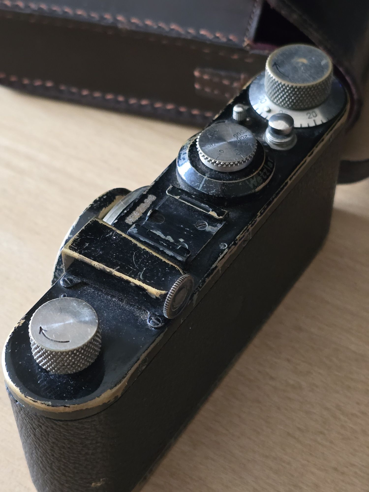 Aparat Leica 1 z obiektywem Elmar z 1930r