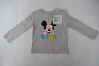 Koszulka z długim rękawem Auchan Disney Myszka Mickey Szary 80