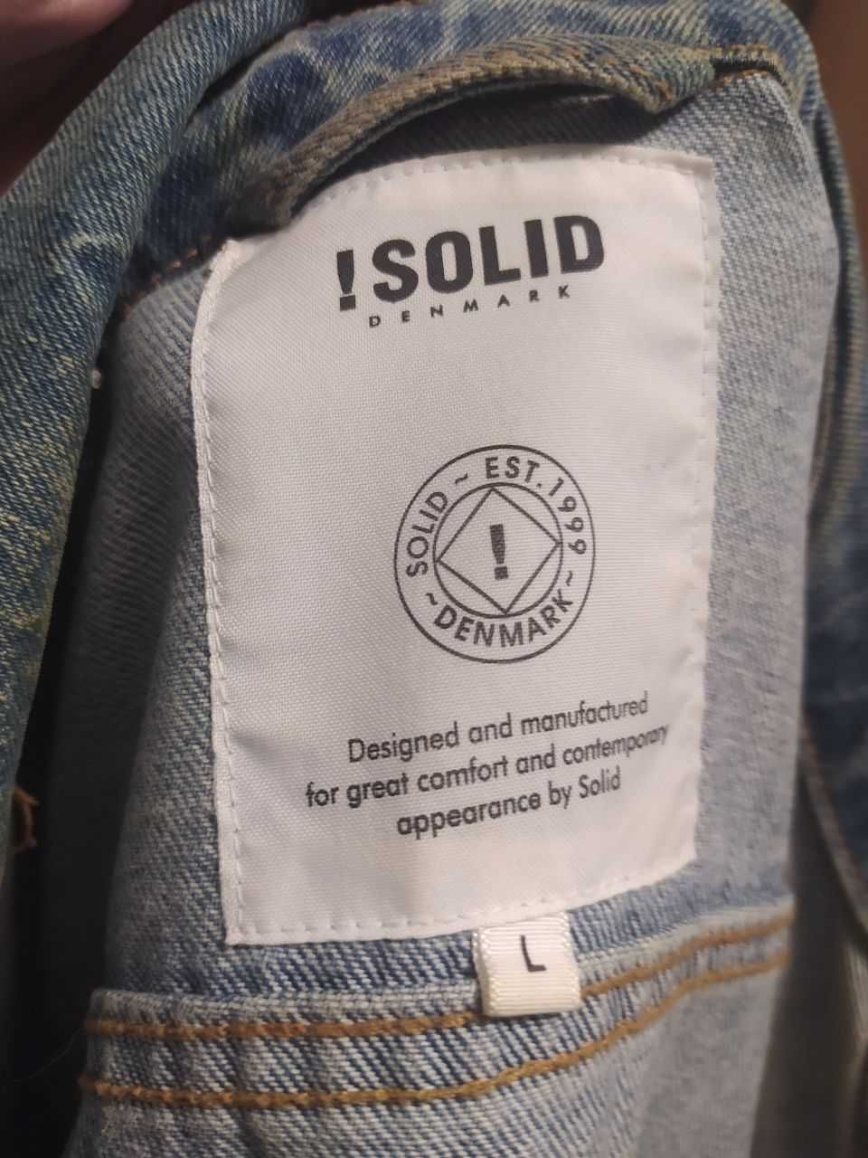 джинсовая куртка solid denmark