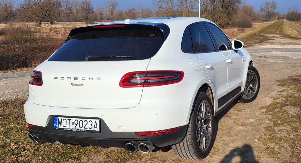 Porsche Macan Biały 2.0 Sport Edition Pneumatyka Bose (nie X3 Q5 XC60)