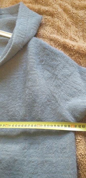 Kurtka płaszcz alpaka wzór versace szara nowa M 38 L 40 XL 42 XXL 44