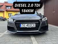 Audi TT Coupé 2.0 TDI Diesel Audi TT 8S Sline, niski przebieg bezwypadkowy prywatnie