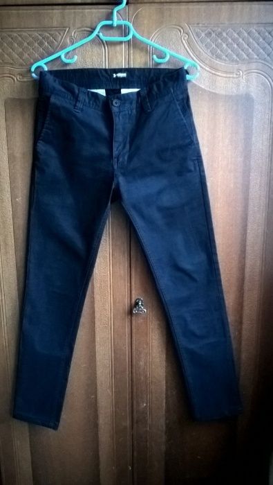 Синие брюки джинсы на подростка 13-14 лет