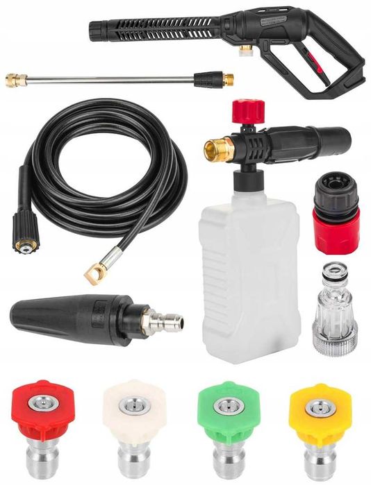 Myjka ciśnieniowa 300 bar moc 2500w turbo lanca aluminiowa pompa