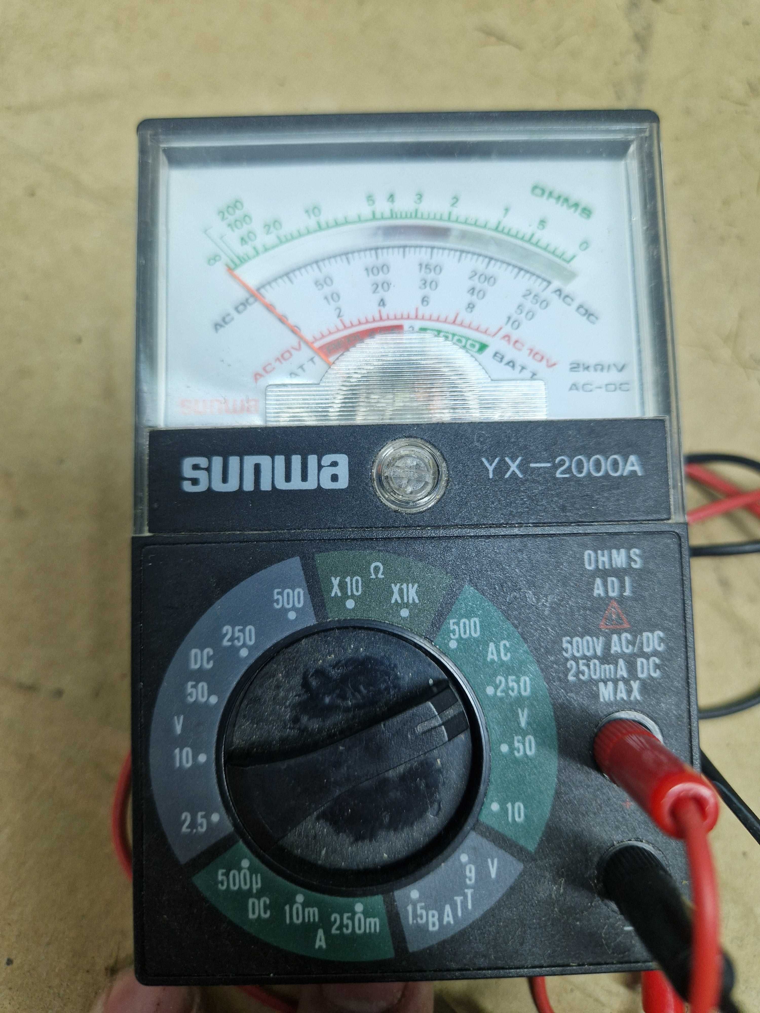 Multimetr analogowy stary PRL Sunwa yx-2000