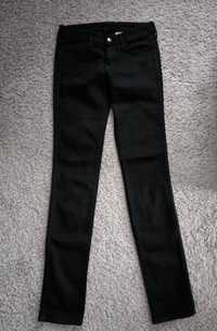 Czarne jeansy H&M, rozm XS
