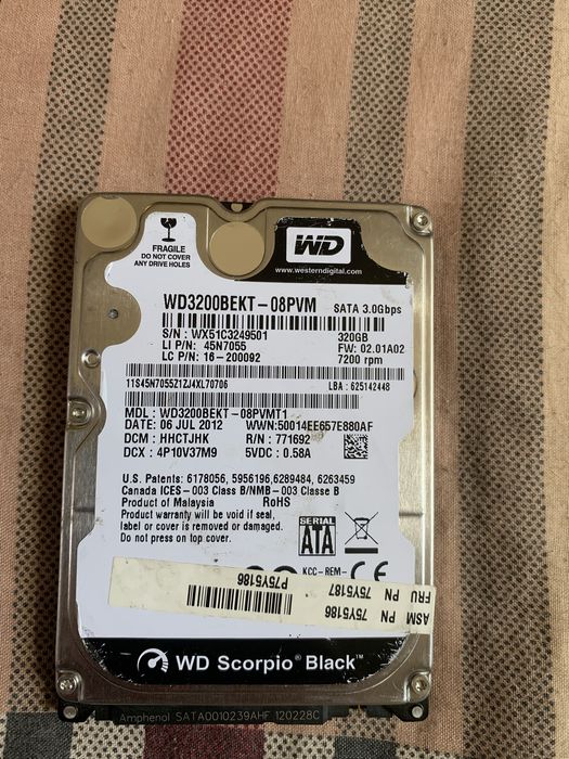 Жесткий диск hdd 320GB и 500GB