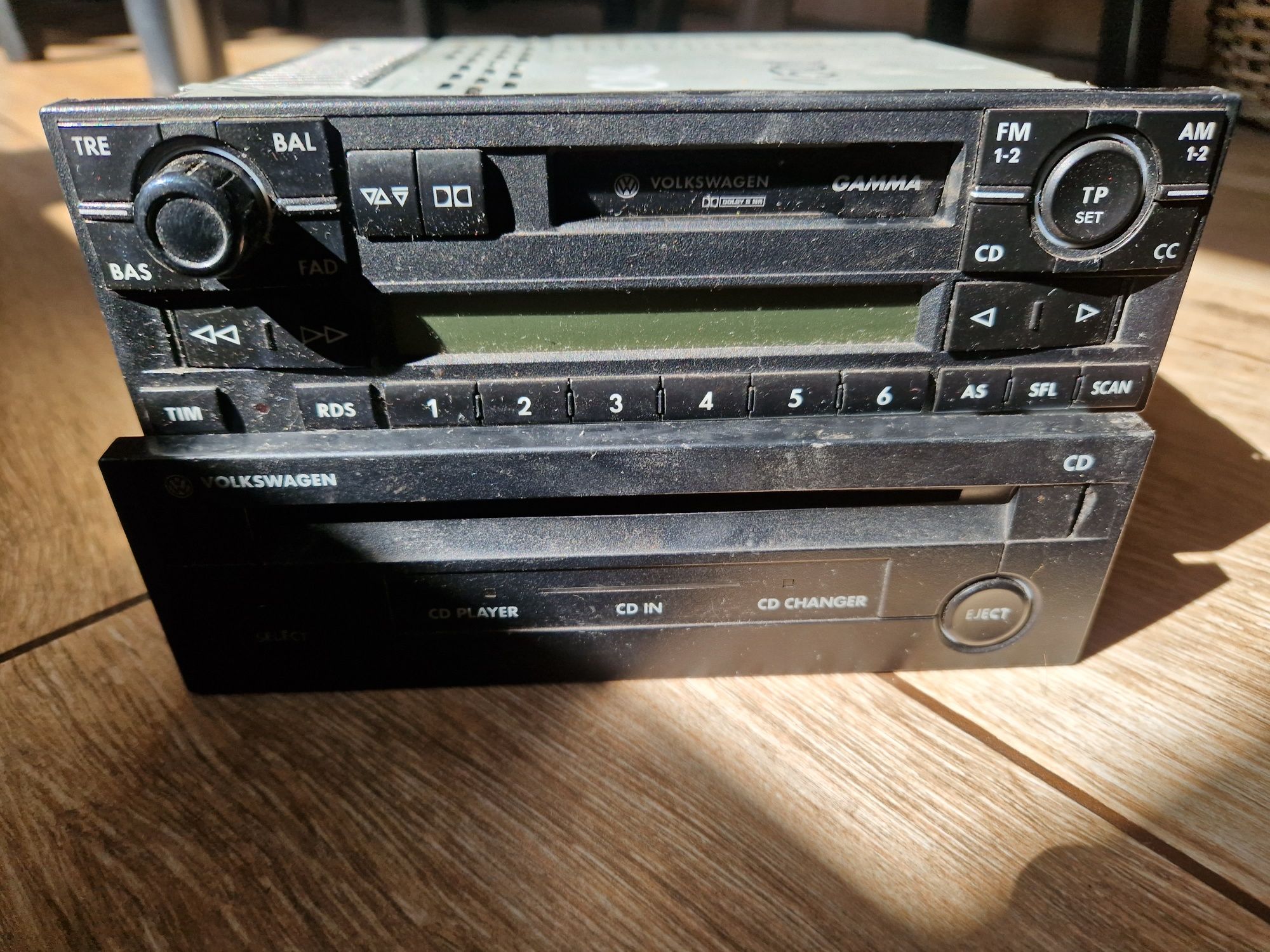 Radio CD VW Passat B5 GAMMA V zestaw z kodem