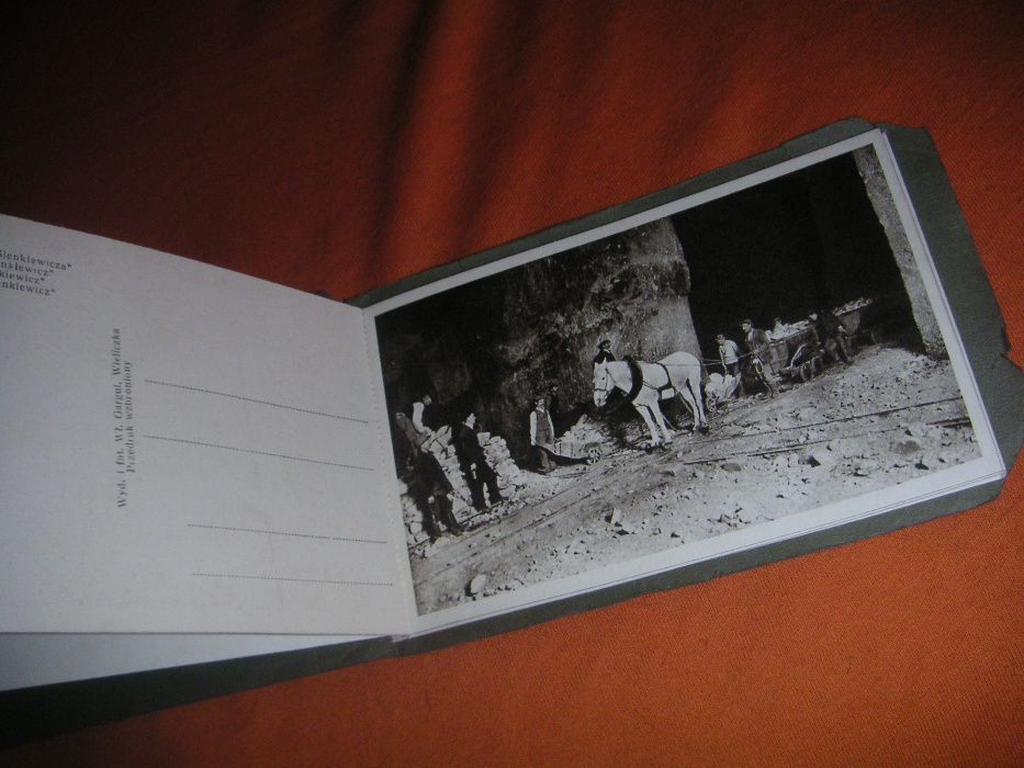 Wieliczka pocztówki Saliny Wielickie Międzywojnie komplet10szt/etui