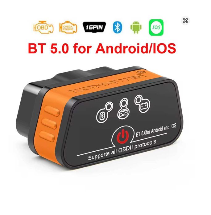 ELM327 V1.5 iCar2 OBD2 Bluetooth 5.0 автосканер Android Phone диагност