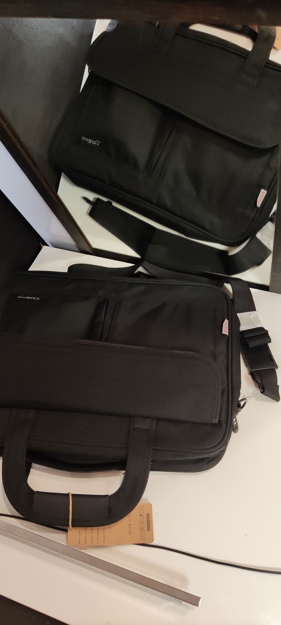 Nowa czarna torba na laptopa na ramię Black