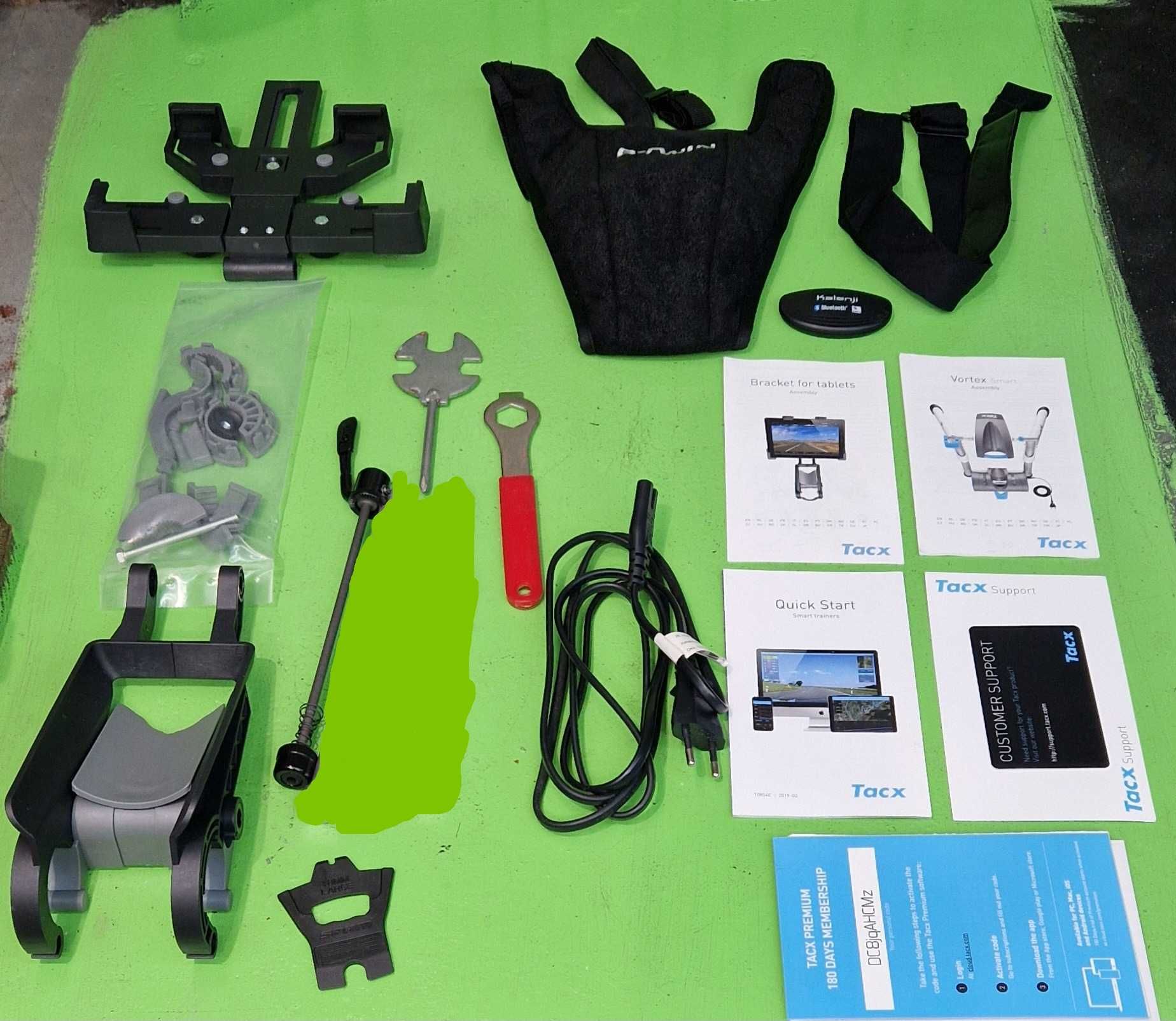 Trenażer Tacx Vortex Smart T2180 + Kompletny zestaw + uchwyt na tablet