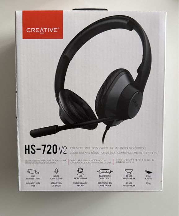 Słuchawki CREATIVE HS720 V2 Nauszne