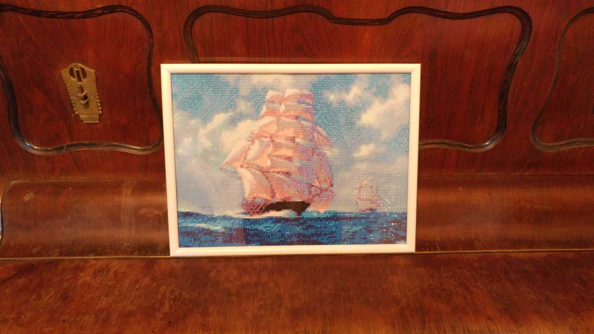 Картина з алмазної мозаїки "Розсікаючи хвилі"