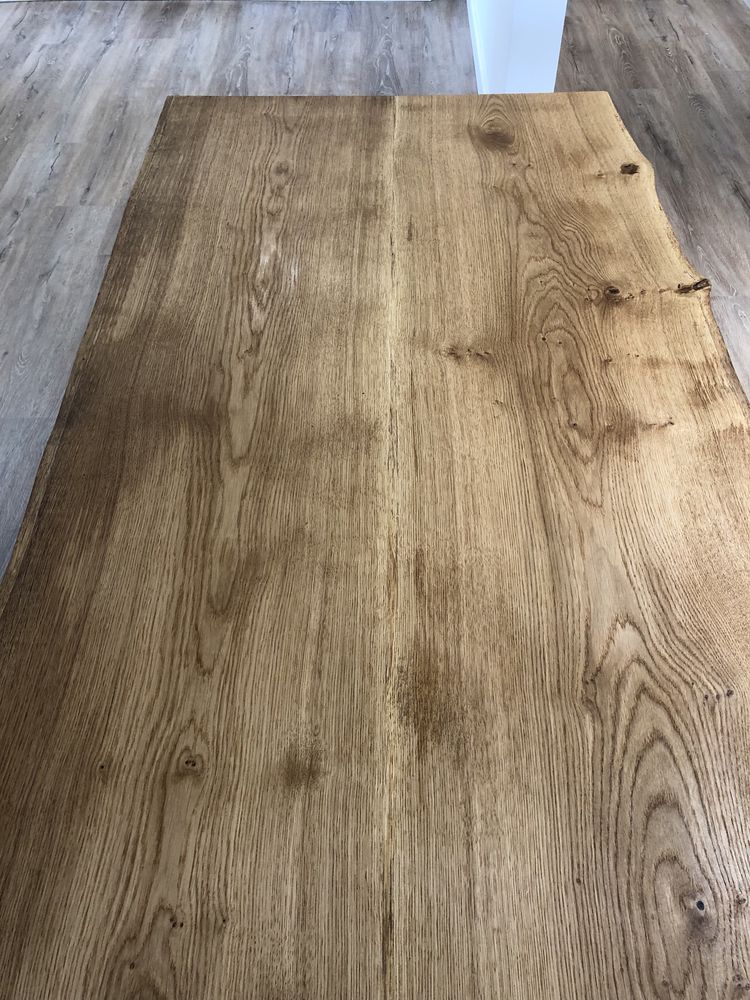 Mesa madeira carvalho francês 140x80cm nova
