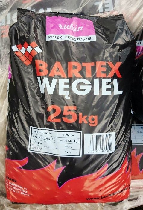 BARTEX Ekogroszek GOLD 27-29 MJ/kg workowany