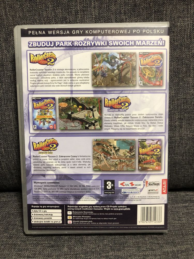RollerCoaster Tycon 2 - Extra Klasyka - PC