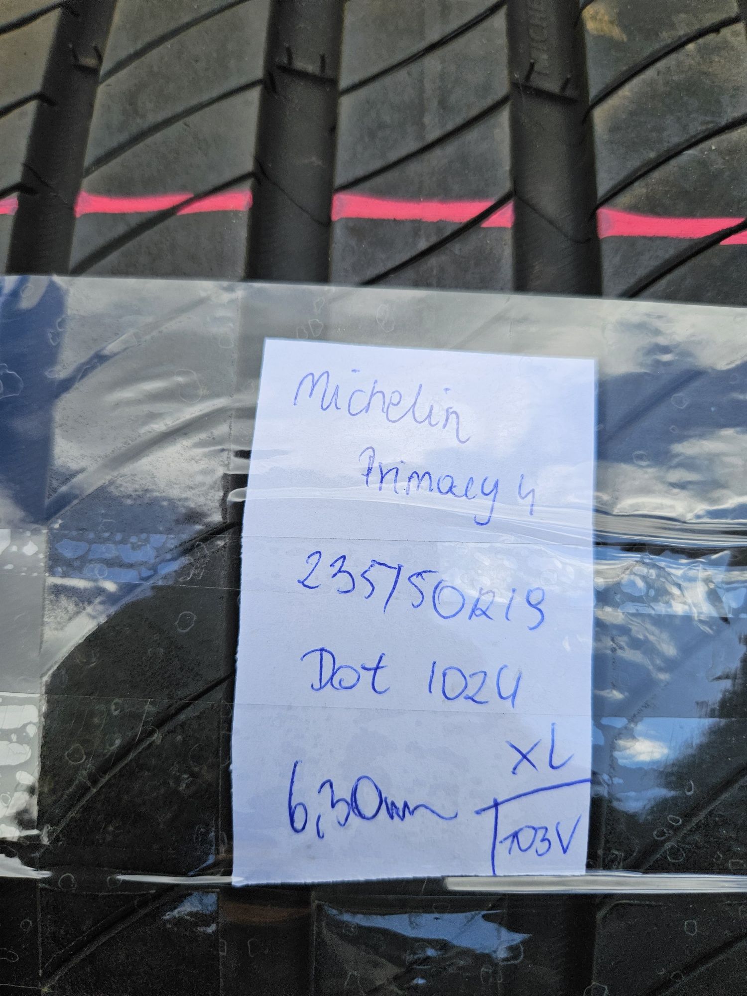 Michelin 235/50 r19 Primacy 4 /// 6,3mm!!! 2024r wysyłka